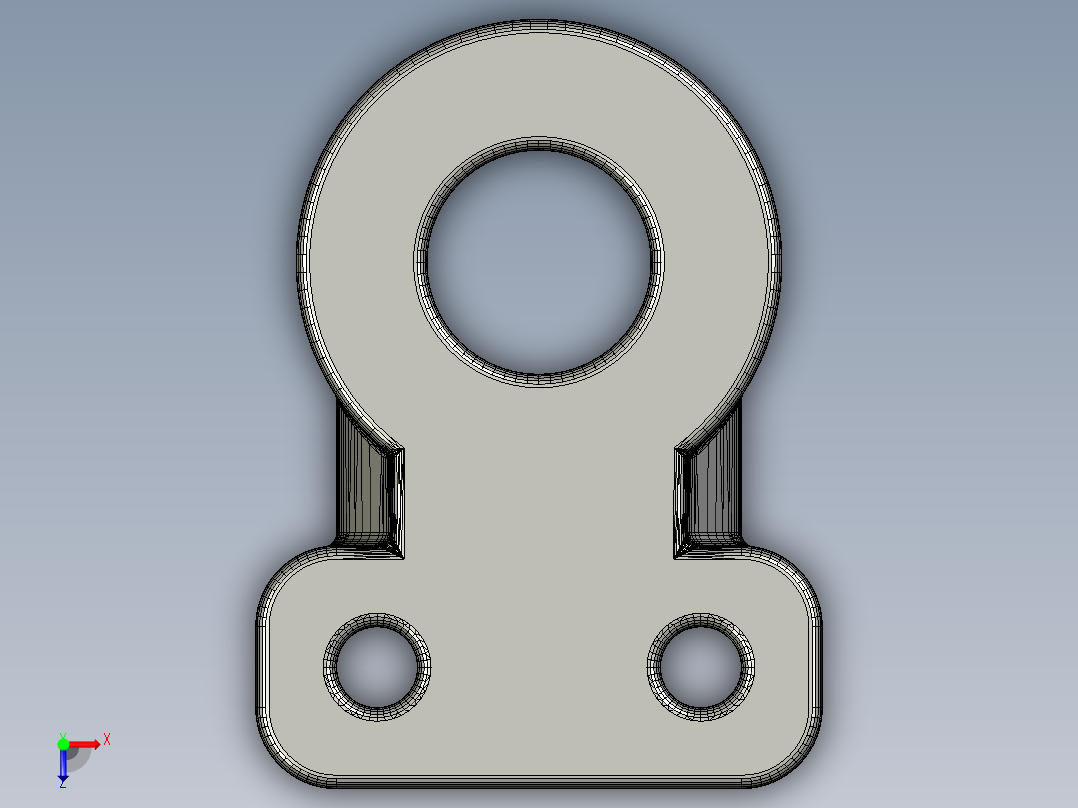 变速杆 V1俯视图