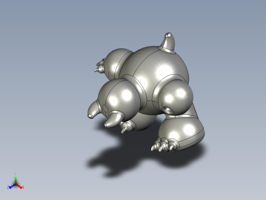 Lil Dvl 笔筒正等轴测缩略图