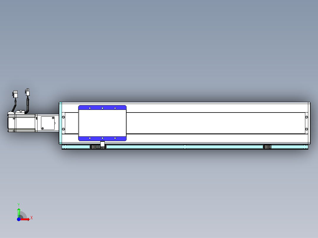 威洛博VC丝杆传动-无尘环境VC14-Lxx-C-S550-BC-ZP40-C3前视图