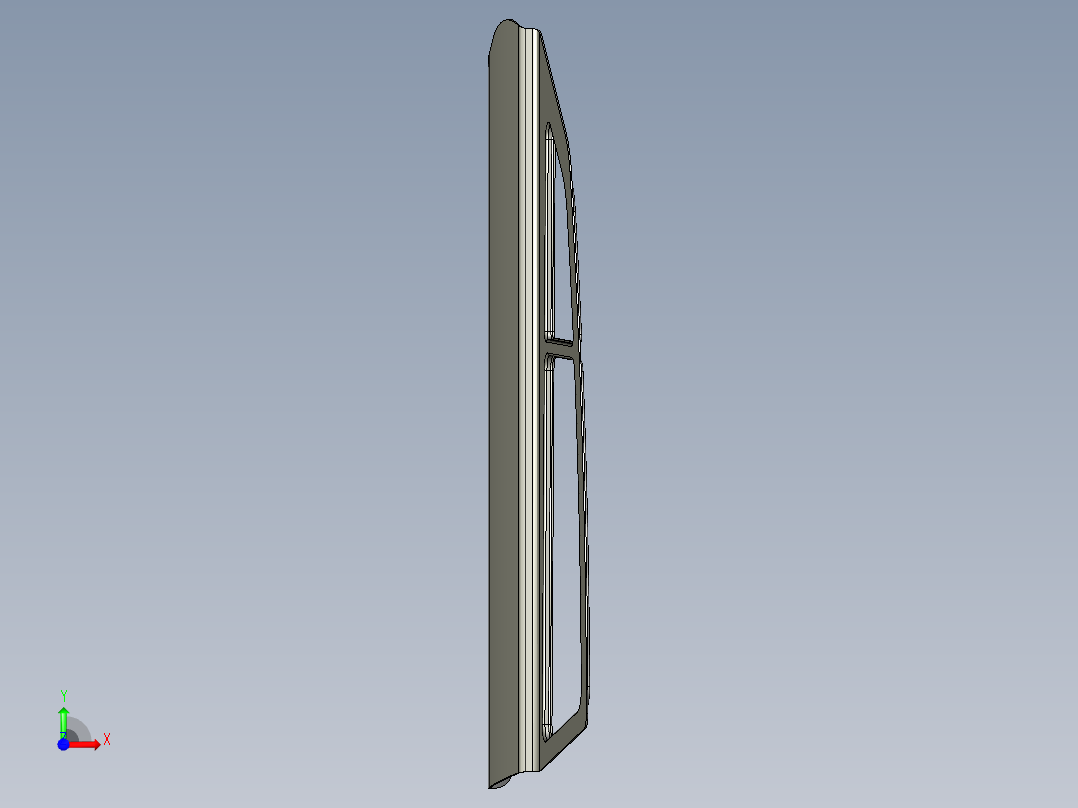 汽车后门板--stp前视图