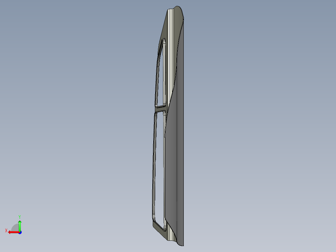 汽车后门板--stp后视图