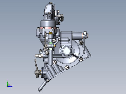 助力控制组件增压控制左视缩略图