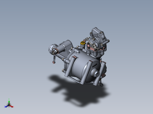 助力控制组件增压控制正等轴测缩略图