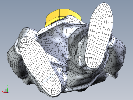 工人模型后视缩略图