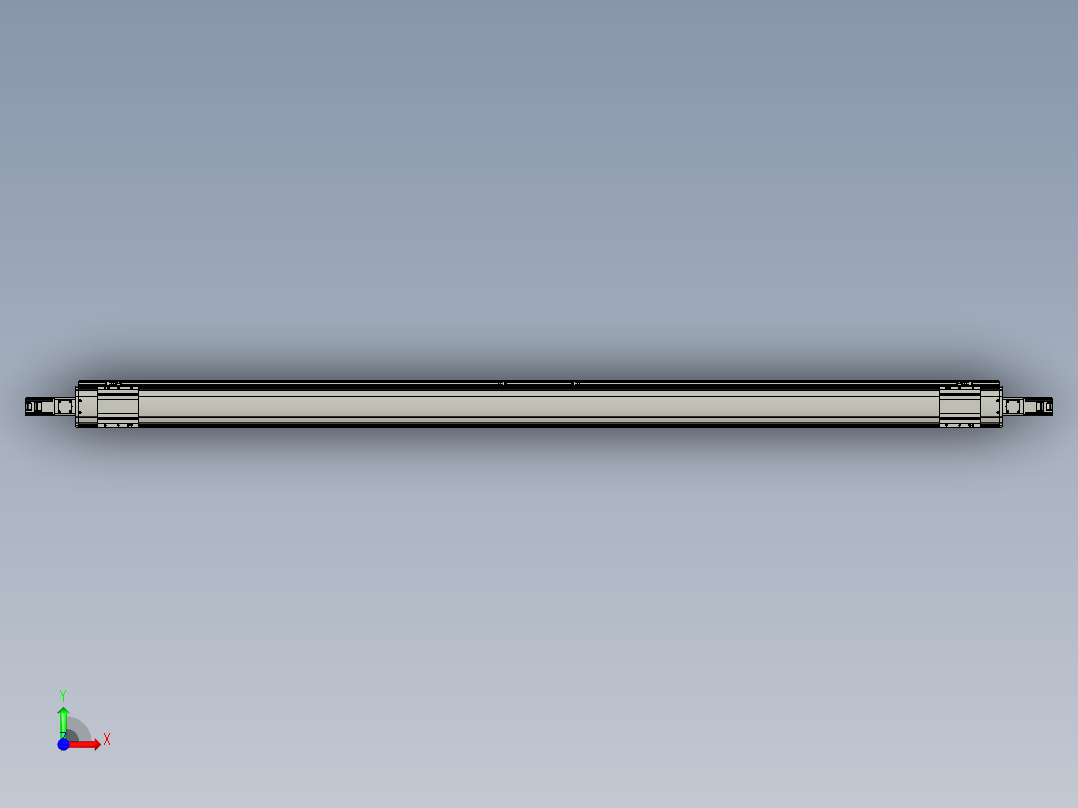 威洛博双电机滑台-VF14D2-S1300-BC-P40-C6前视图