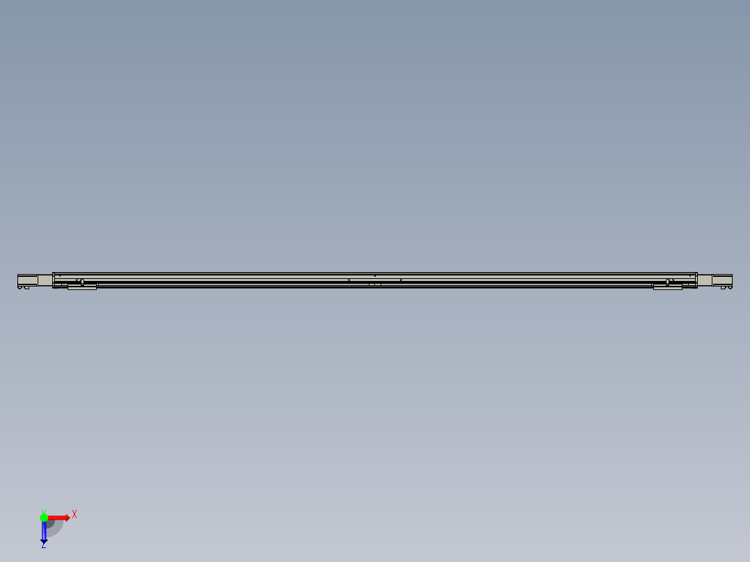 威洛博双电机滑台-VF14D2-S1300-BC-P40-C6俯视图