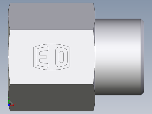 卡套式工业通用硬管接头EO_Swivel_connector_GAI14SM71X前视缩略图