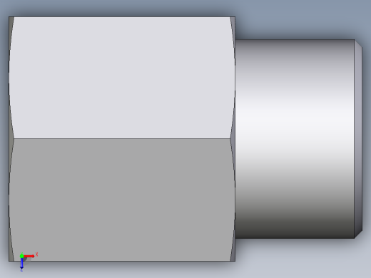 卡套式工业通用硬管接头EO_Swivel_connector_GAI14SM71X俯视缩略图