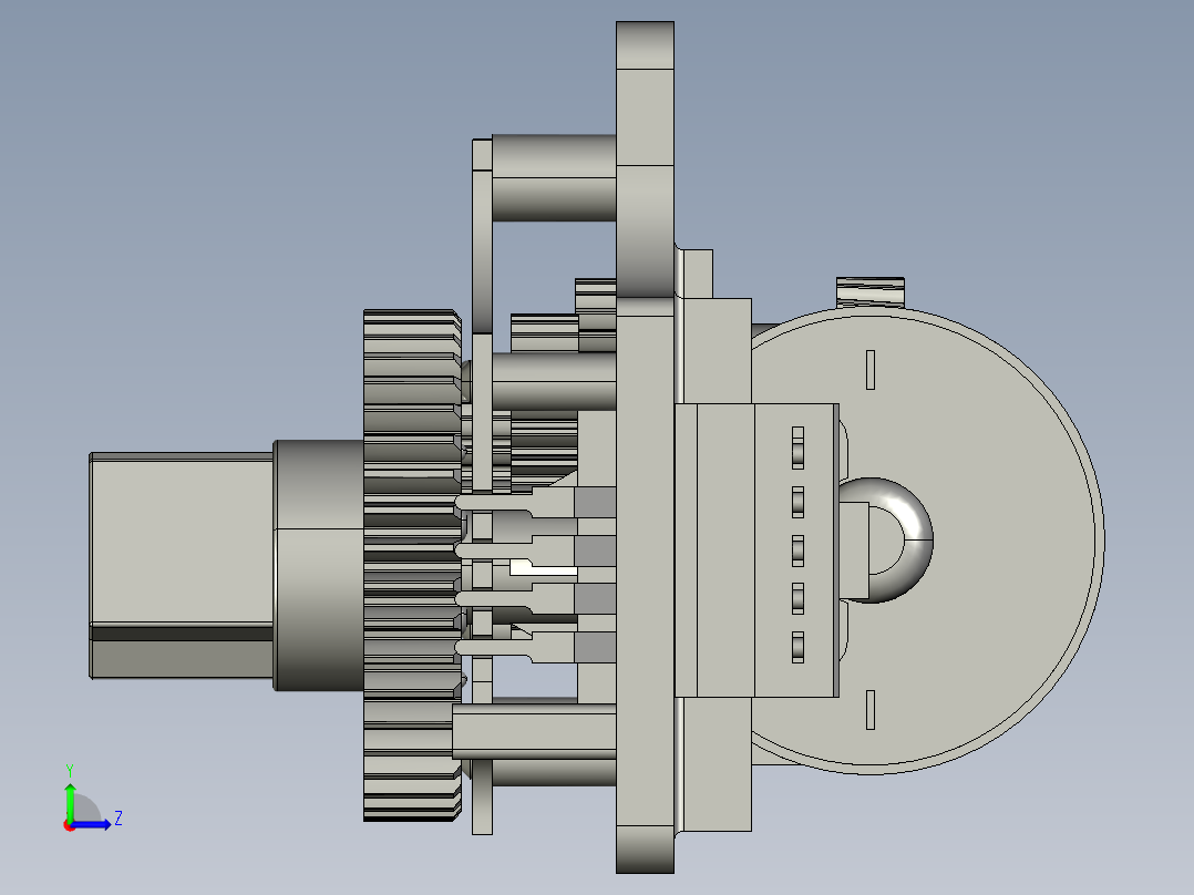 运动机构5左视图