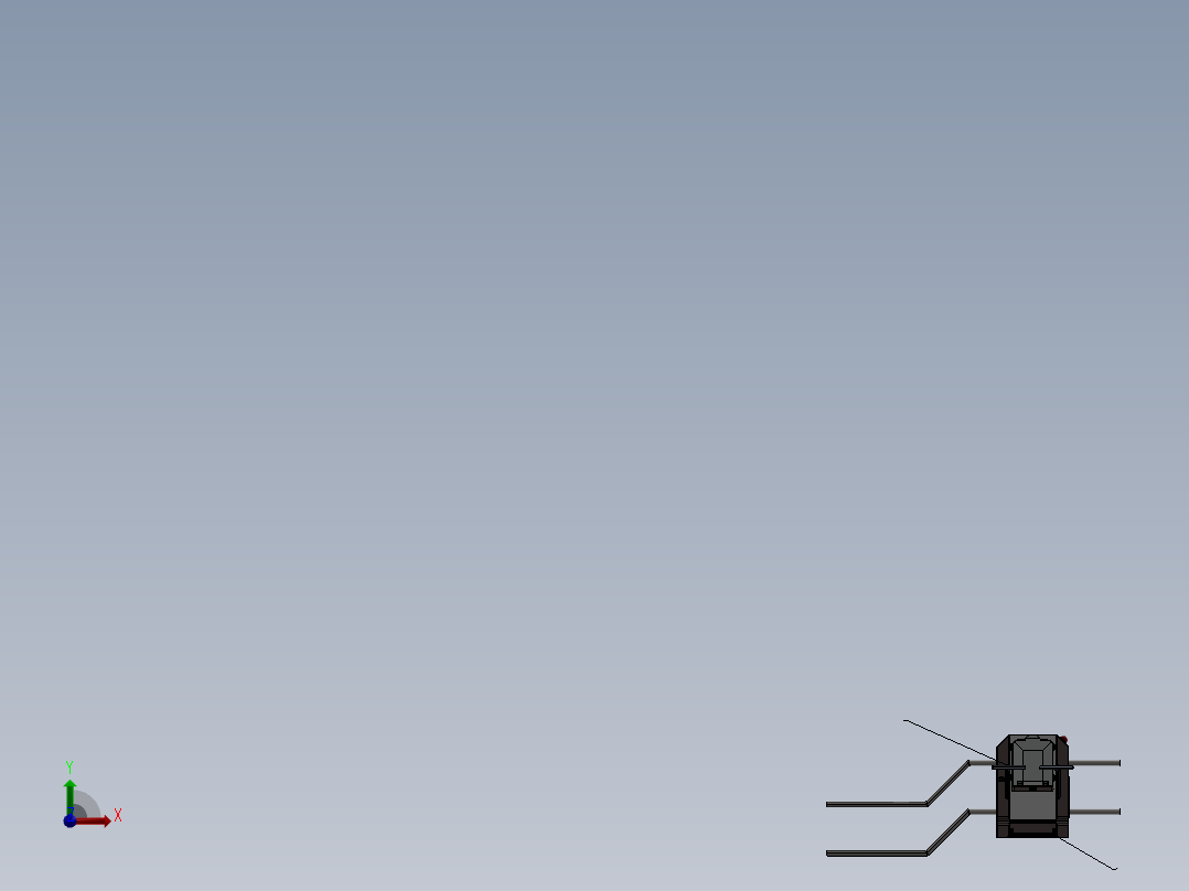 残疾人电梯设计前视图