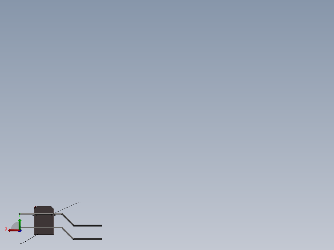 残疾人电梯设计后视图