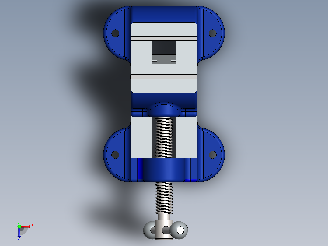 台钳 (41)俯视图