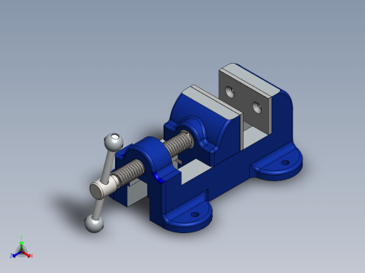 台钳 (41)正等轴测缩略图