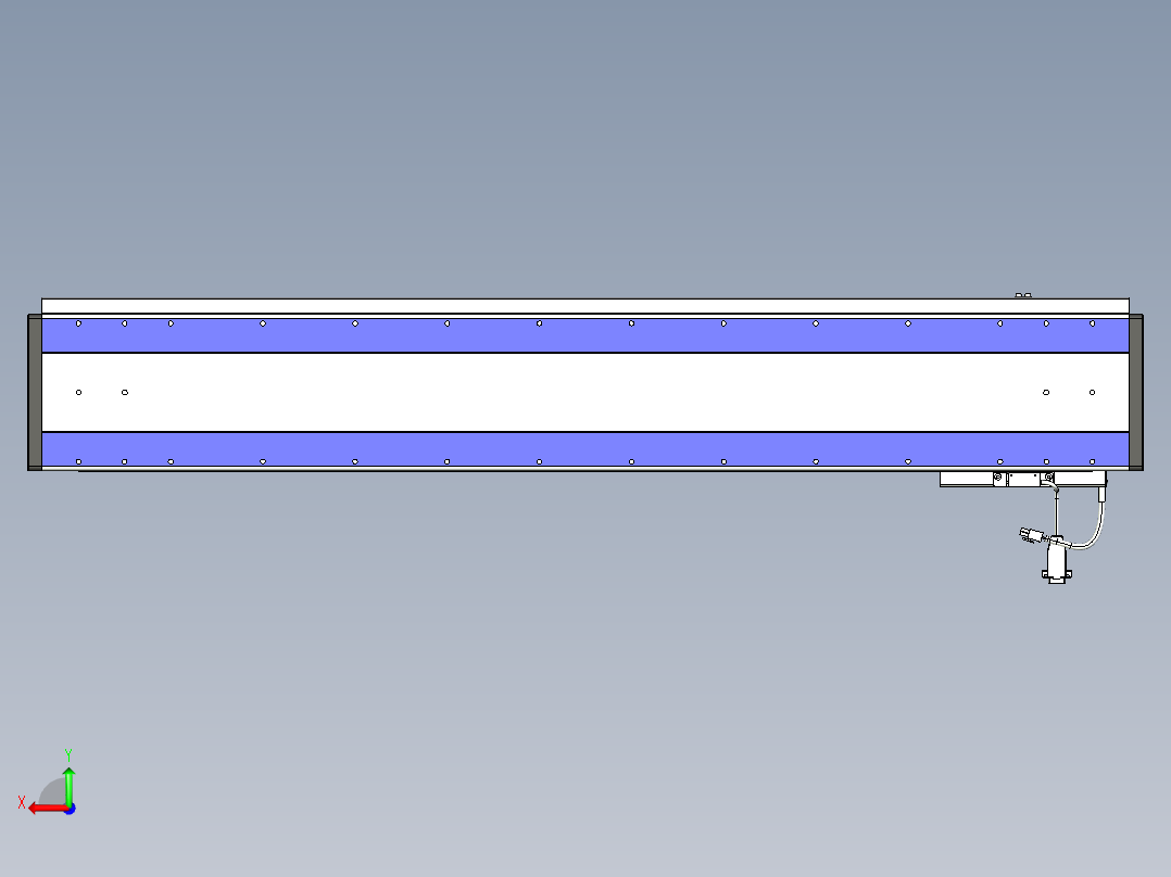 威洛博VL系列3d模型模组VL17E2Y-S950后视图