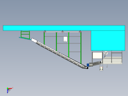 果蔬清洗线设计俯视缩略图