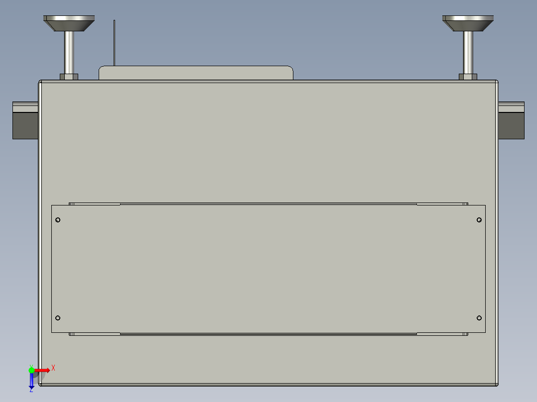 全自动剥皮剪线裁切机俯视图