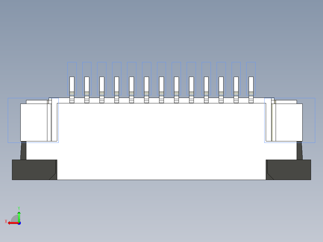 连接器 SM-FFC3B05-13-T后视图