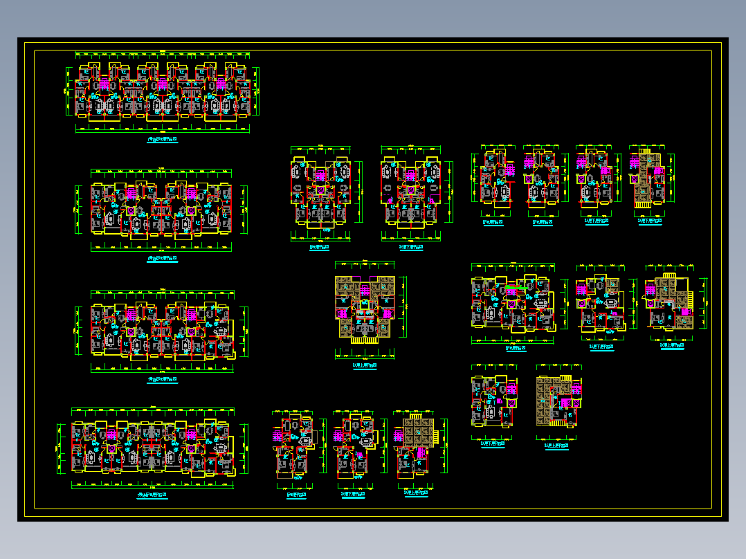 某住宅小区户型图