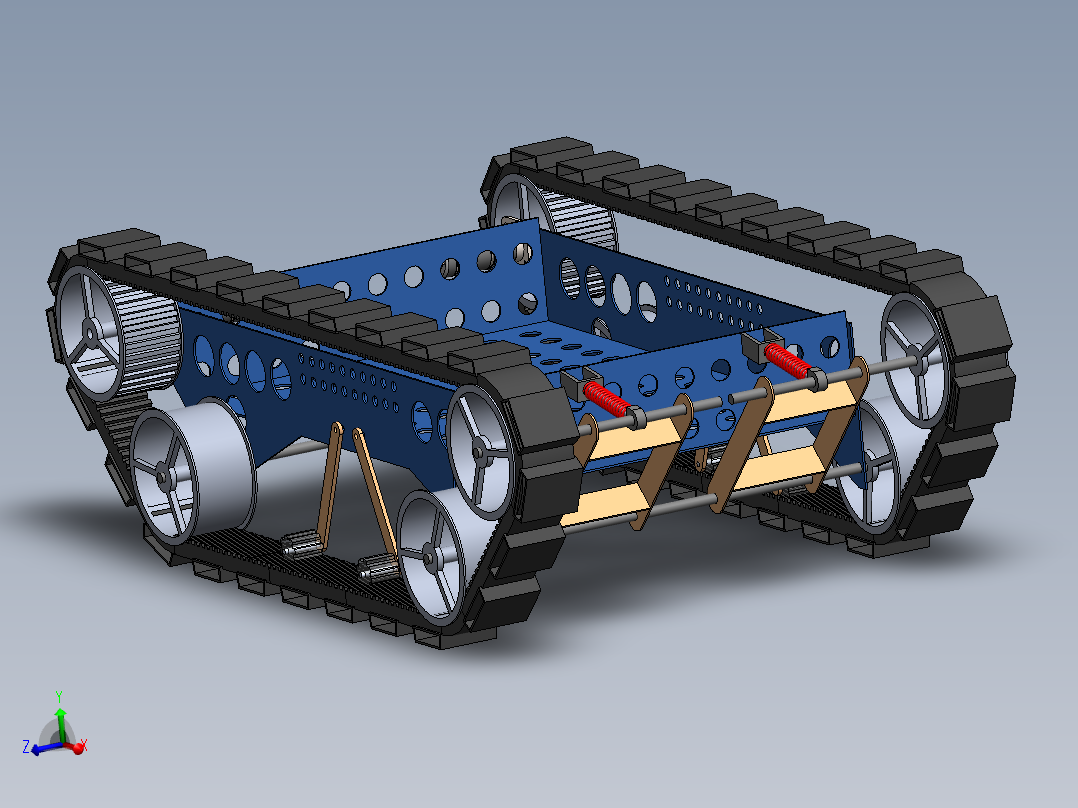 履带底盘结构sw20可编辑
