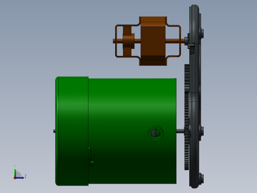 电动粉碎机左视缩略图