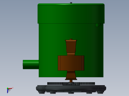 电动粉碎机俯视缩略图