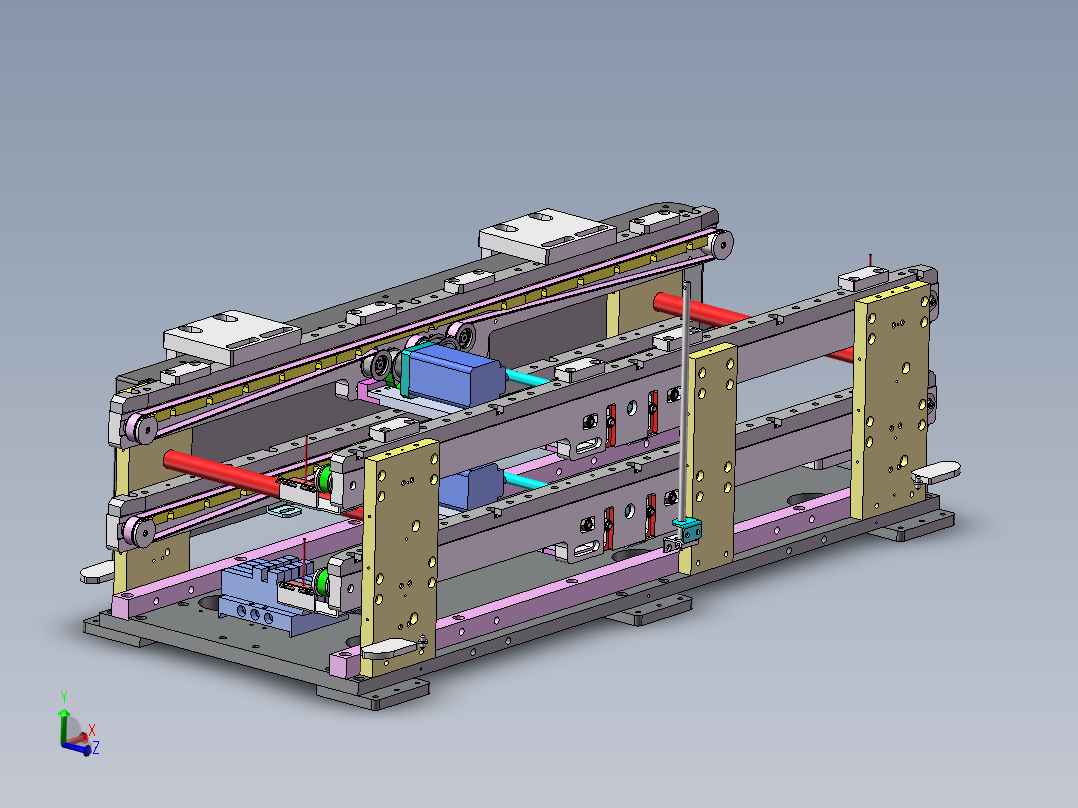 0.830米0.246米双带输送机构