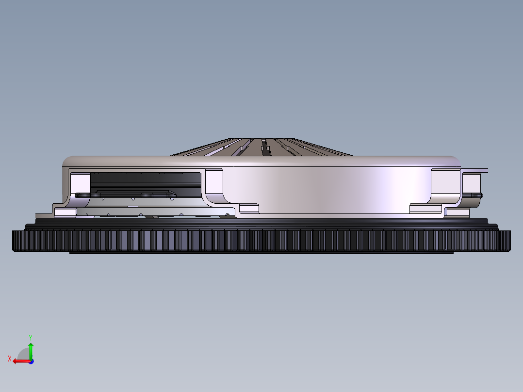 摩擦离合器后视图