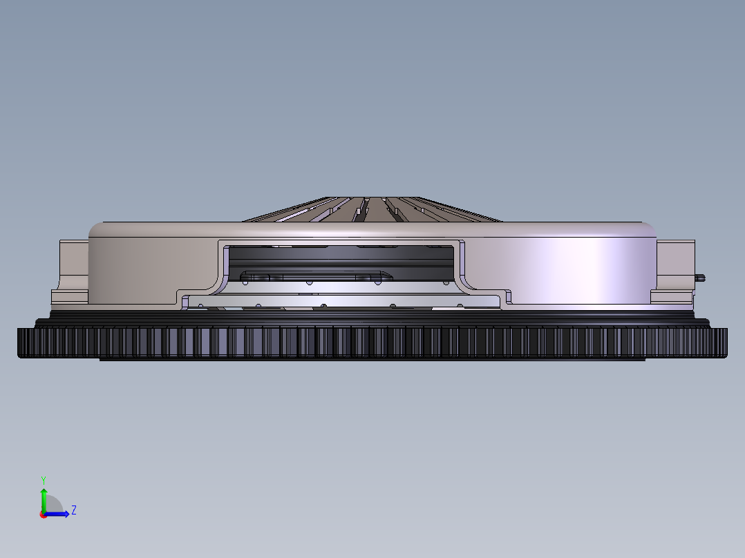 摩擦离合器左视图