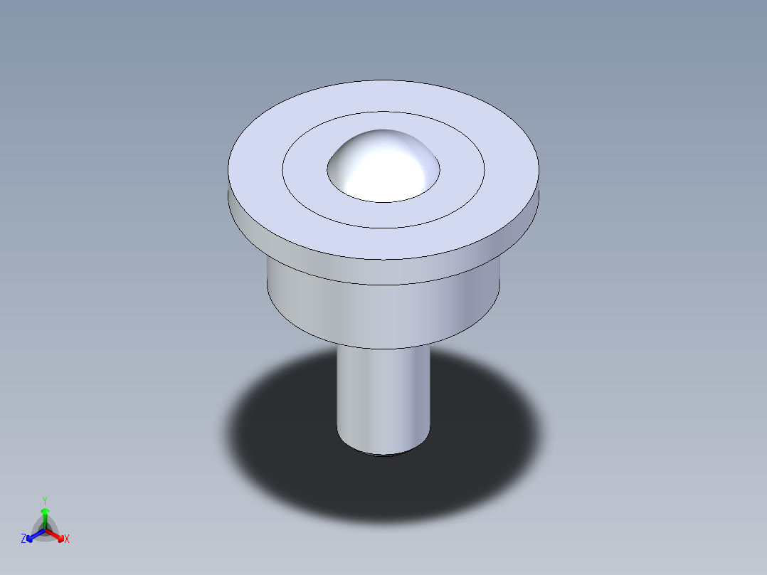 牛眼轴承SP-8FL主视图
