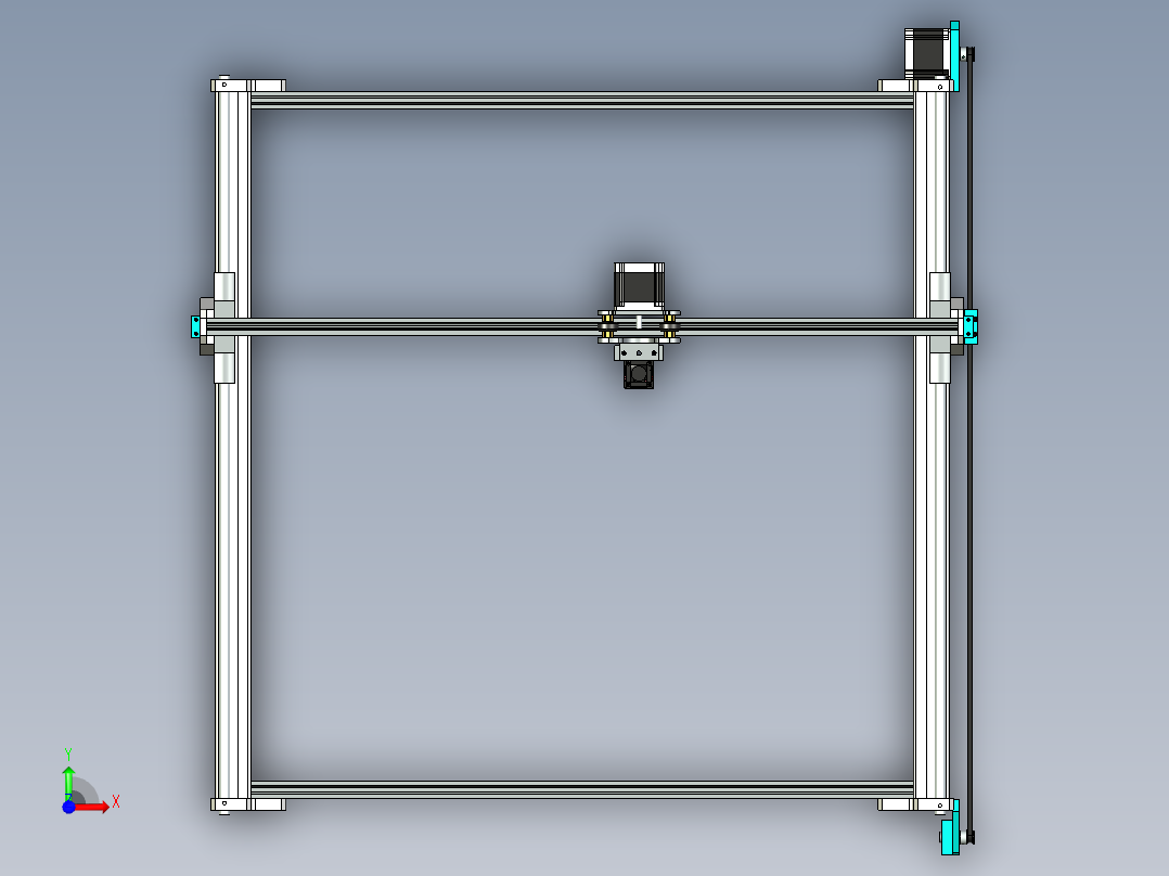 B2004544-激光雕刻机前视图
