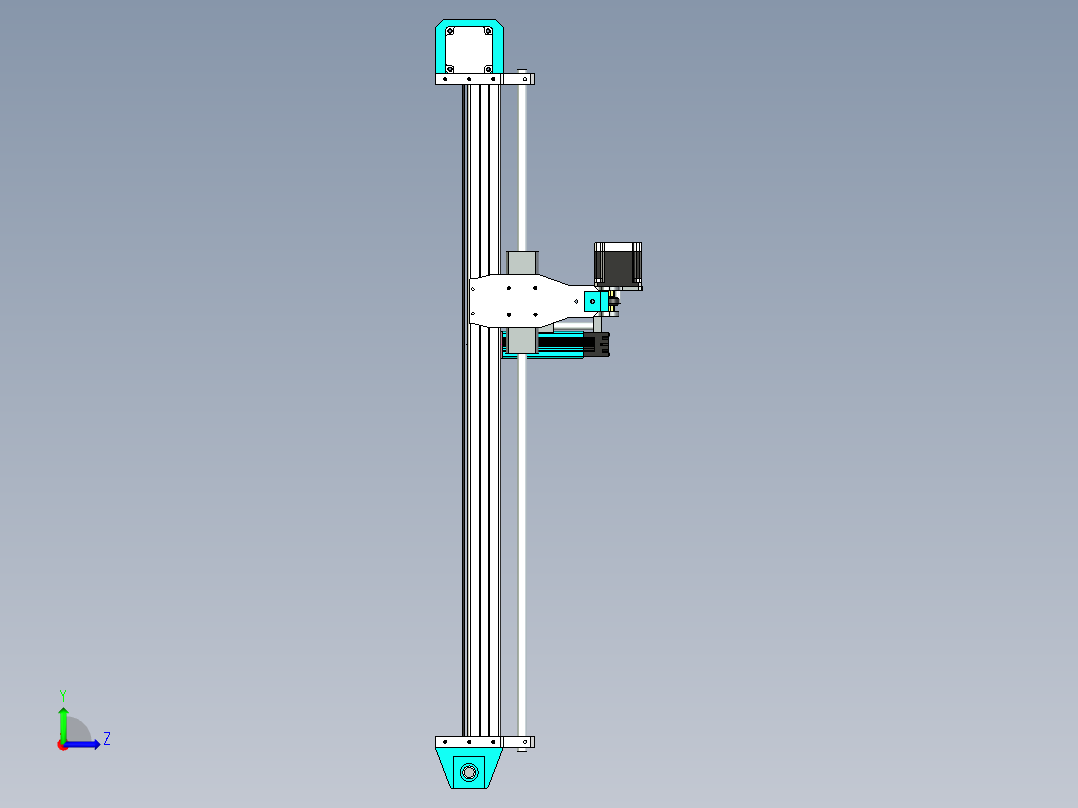 B2004544-激光雕刻机左视图