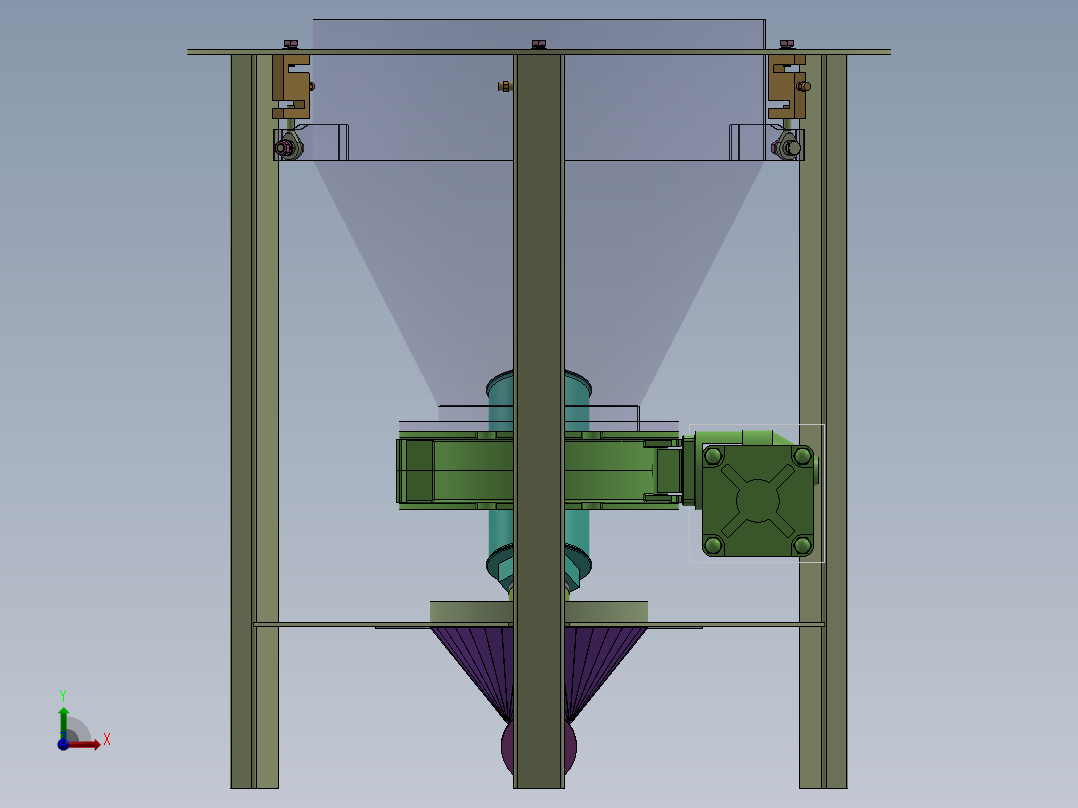 称重下料罐  sw22前视图