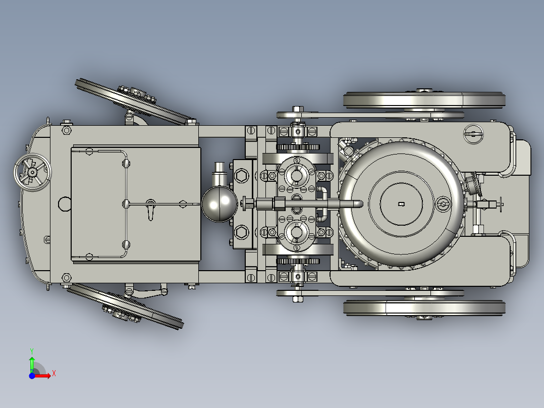 1908年蒸汽机消防车a-fire-engine-1908-j-a-m-de-模型格式为 stp前视图