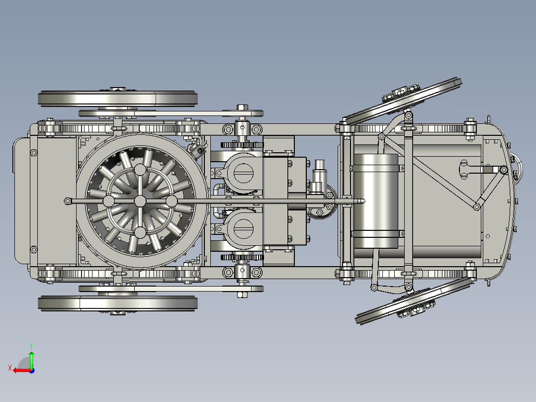 1908年蒸汽机消防车a-fire-engine-1908-j-a-m-de-模型格式为 stp后视图