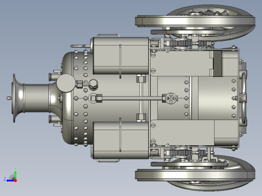 1908年蒸汽机消防车a-fire-engine-1908-j-a-m-de-模型格式为 stp右视缩略图