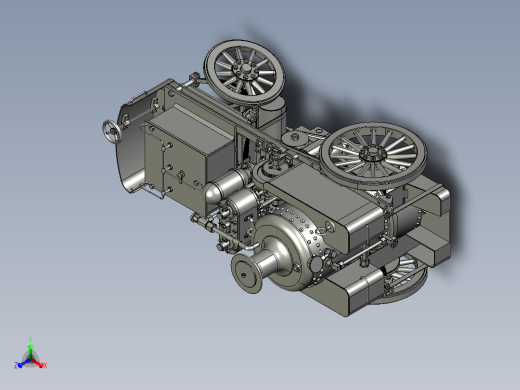 1908年蒸汽机消防车a-fire-engine-1908-j-a-m-de-模型格式为 stp正等轴测缩略图