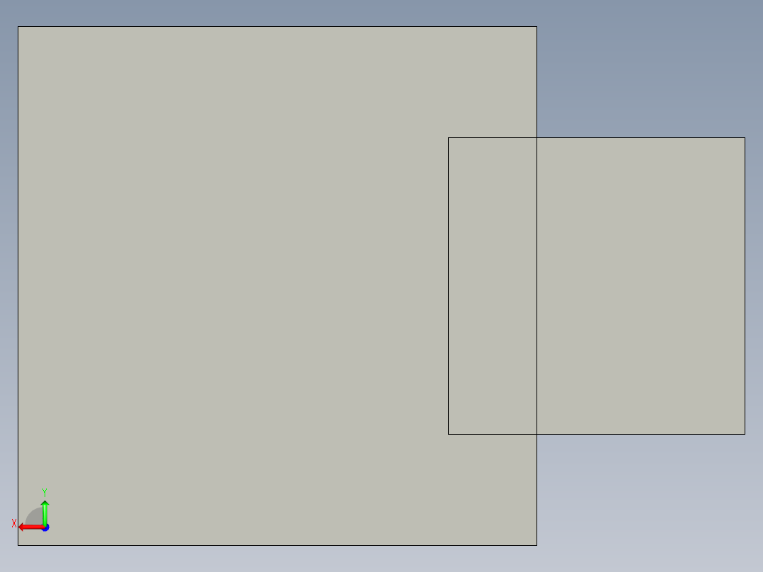 料头处理总成后视图