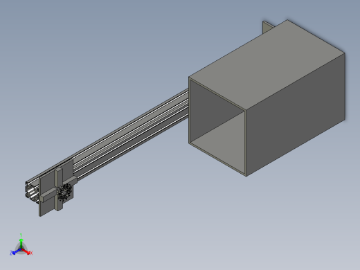 料头处理总成正等轴测缩略图