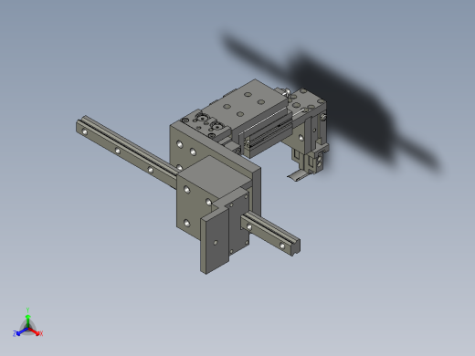 装配体-卡簧送料机构正等轴测缩略图
