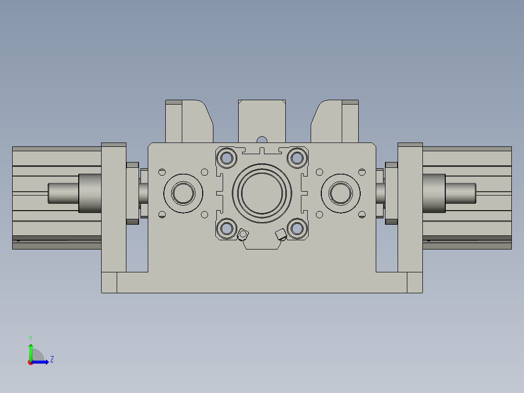 等离子清洗工位左视图