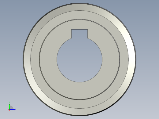 电机端同步轮EUL22-3GT3090-32-A-N-d14)左视缩略图