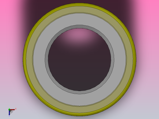 HY8330.10辊压胶轮[HY8330.10＼14×40]俯视缩略图