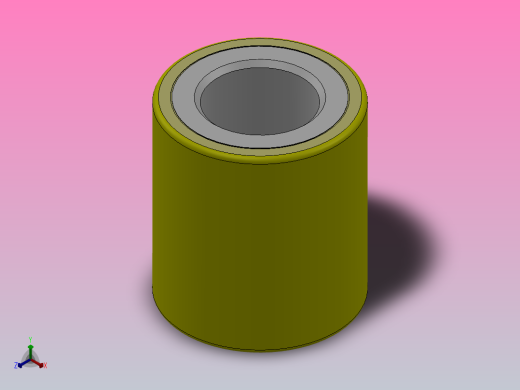 HY8330.10辊压胶轮[HY8330.10＼14×40]正等轴测缩略图