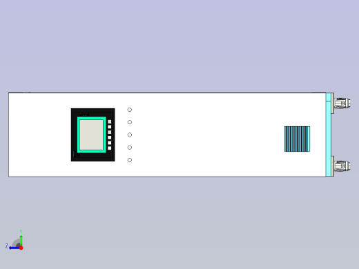 大型非标设备配电柜设计右视缩略图