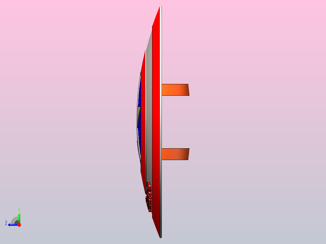 美国队长的盾牌右视图