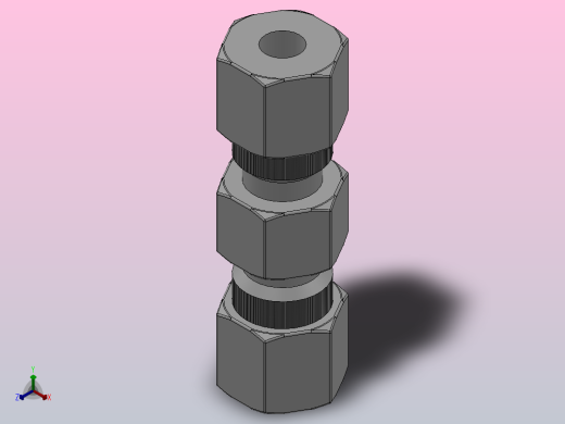 SKU 联管直二通卡套接头[SKU 04]