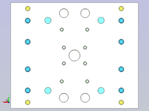 汽车插件板4x1塑胶模具后视缩略图