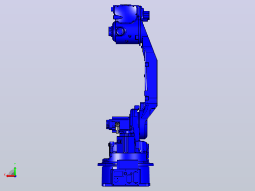 安川HP20D-6 安川工业机器人3D模型后视缩略图