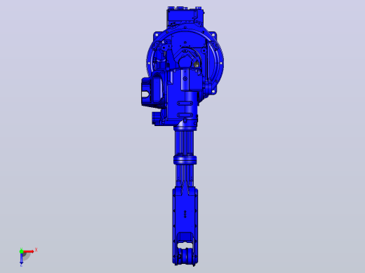 安川HP20D-6 安川工业机器人3D模型俯视缩略图