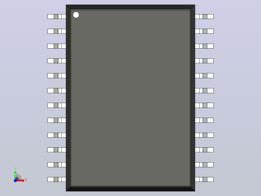 106x SOIC 封装（小外形集成电路）SOIC127P1420X370-24N前视缩略图